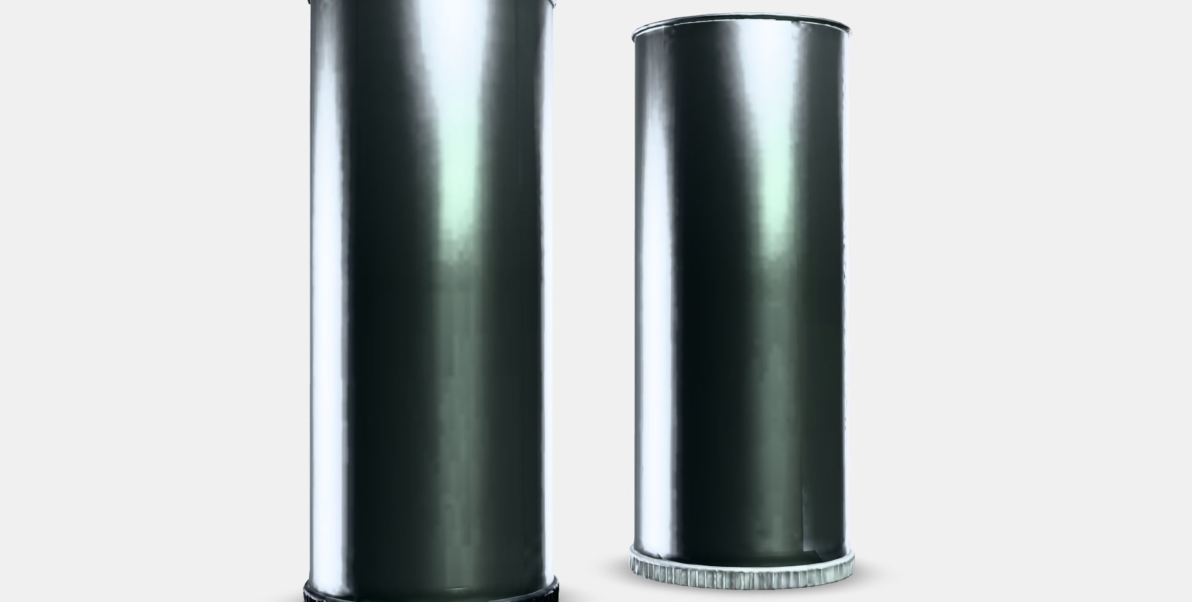 PLATS Saltpepper shaker set of 2 Low-poly 3D model_10