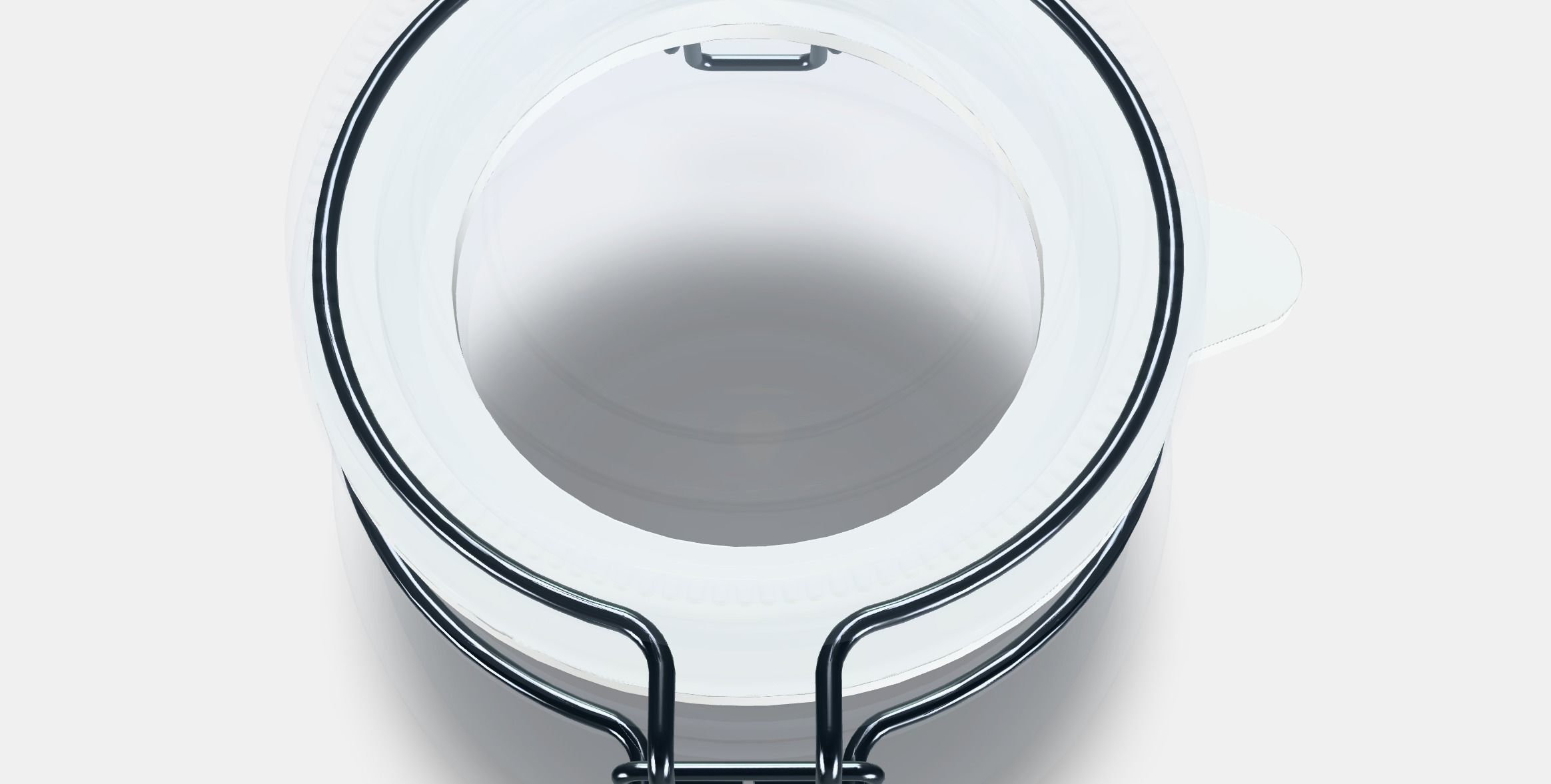 KORKEN Jar with lid 2 Low-poly 3D model_6