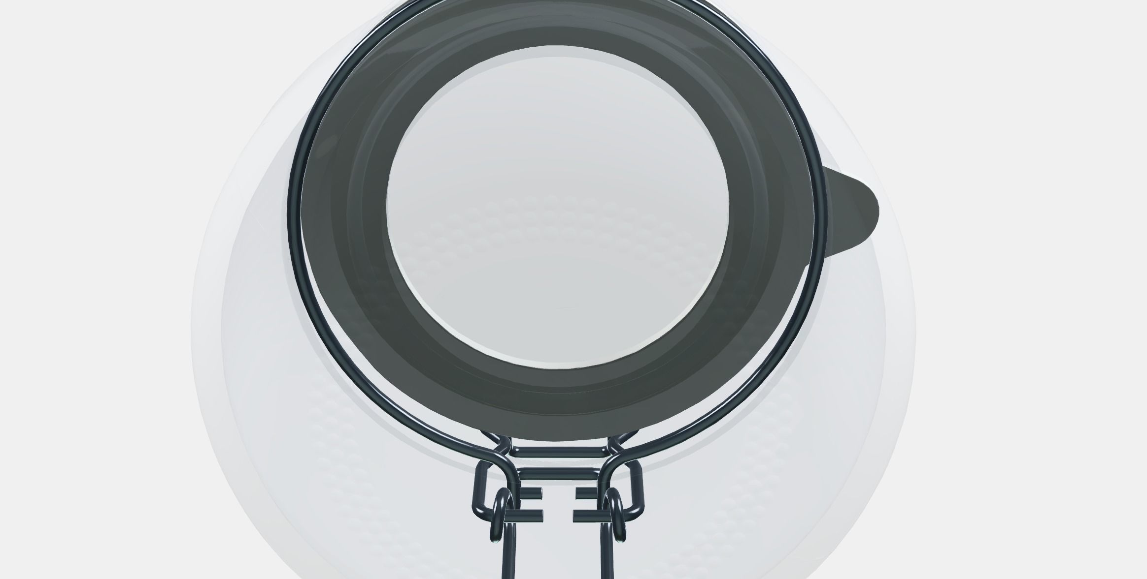 KORKEN Jar with lid 2 Low-poly 3D model_7