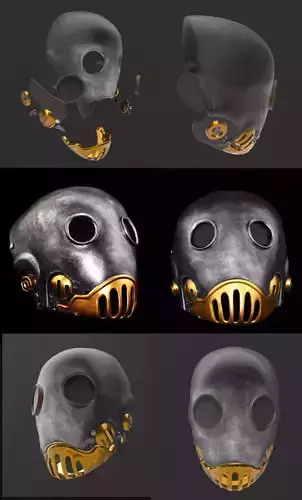 Hellboy - Karl Ruprecht Kroenen - Helmet  3D print model