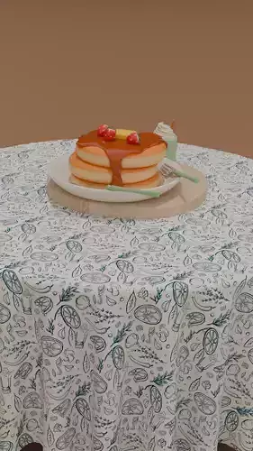 mes panquecas Free 3D model