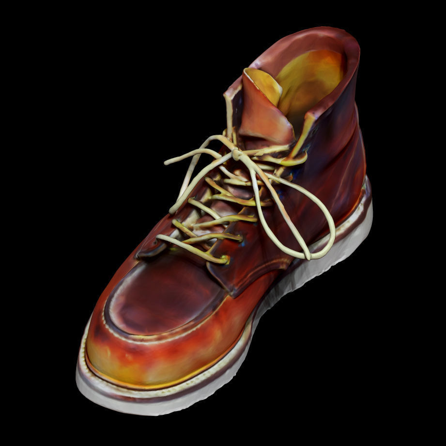 Red Wing Boots 3D Scan Model 3D print model_3