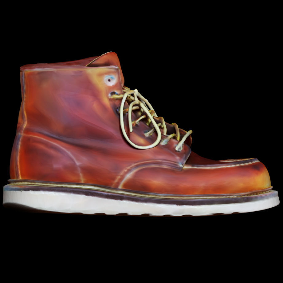 Red Wing Boots 3D Scan Model 3D print model_1