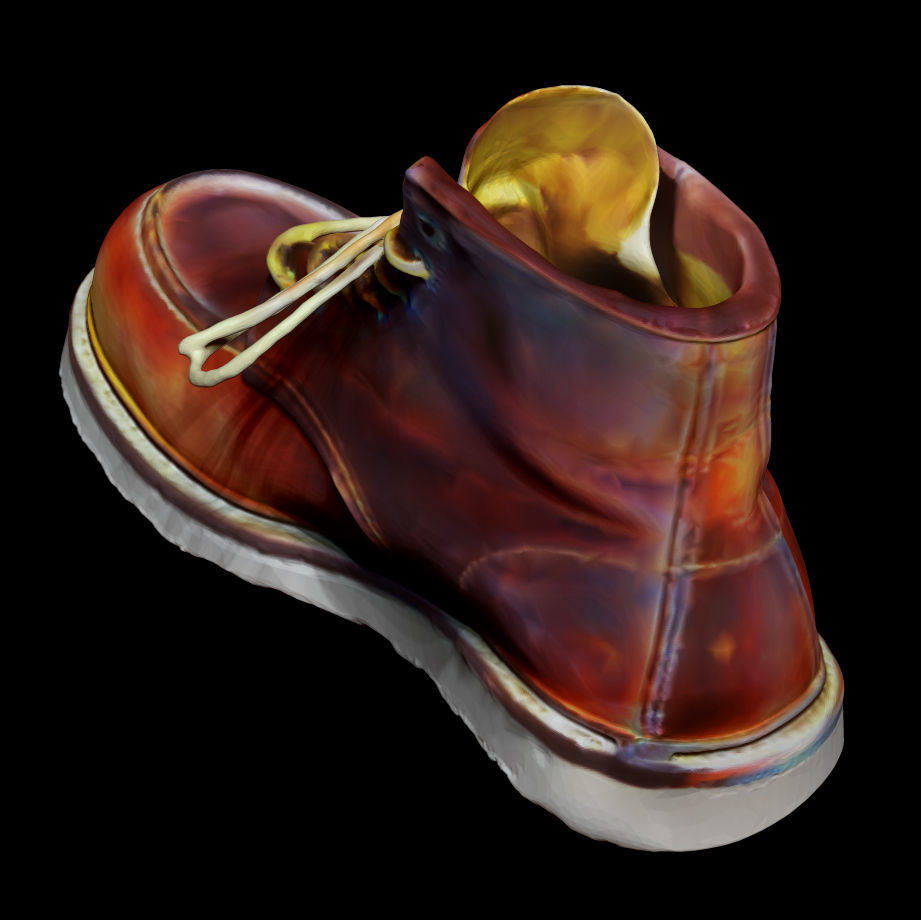 Red Wing Boots 3D Scan Model 3D print model_2