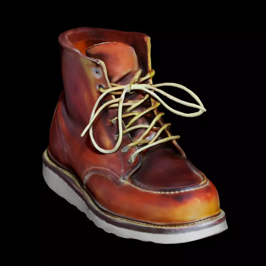 Red Wing Boots 3D Scan Model 3D print model_0