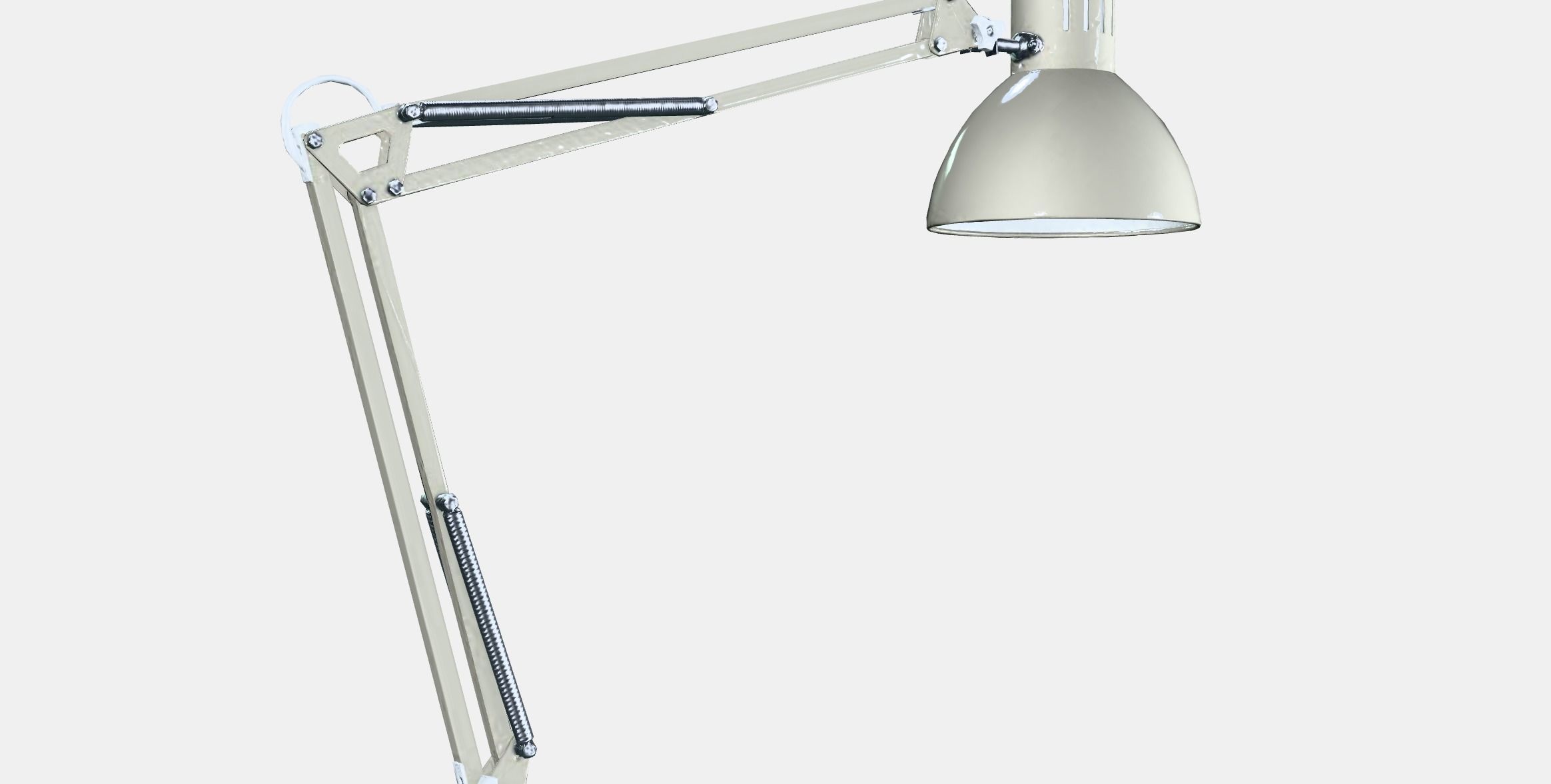 TERTIAL Work lamp Low-poly 3D model_2