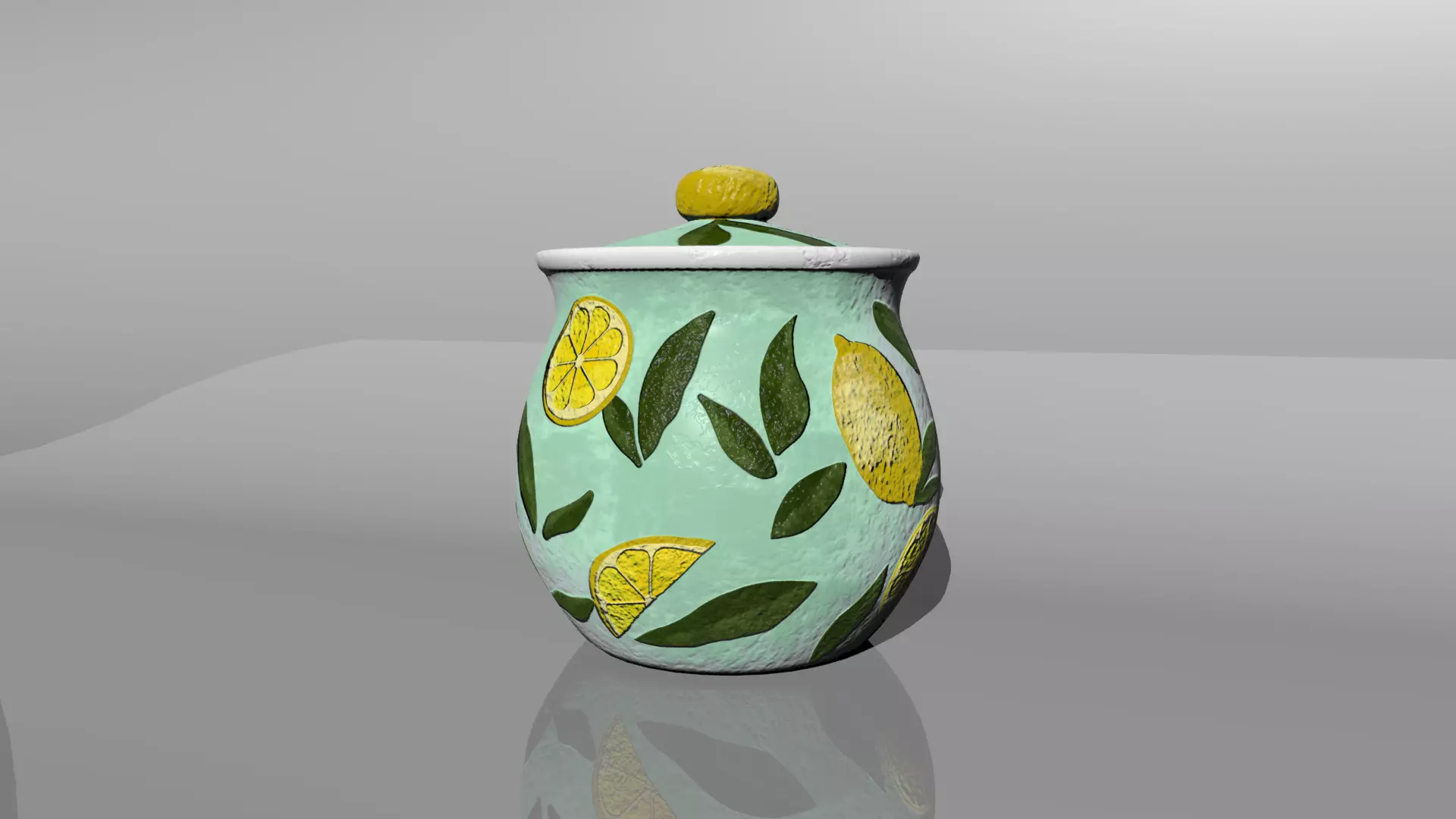 Lemon Cookie Jar 3D model