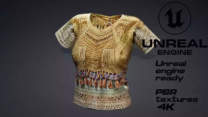 Boho top PBR 4k 