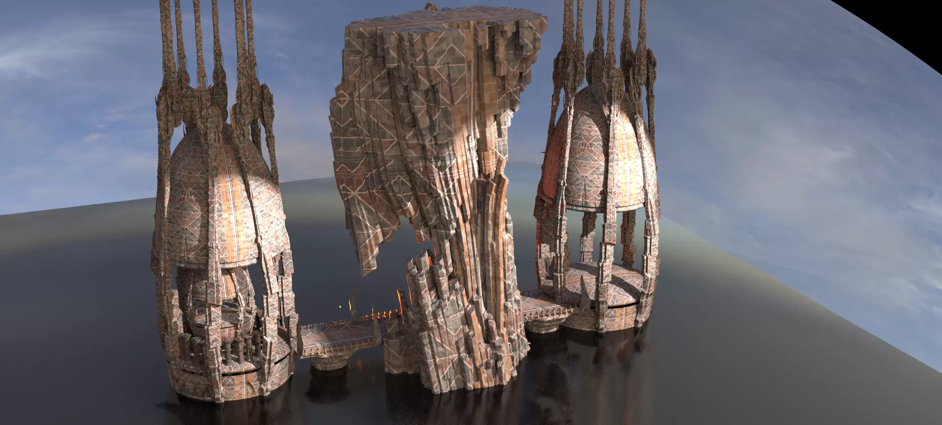 Ancient Kali Grand Spheres 3D model