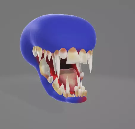 Monster head Free 3D model