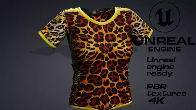 Leopard top PBR 4k