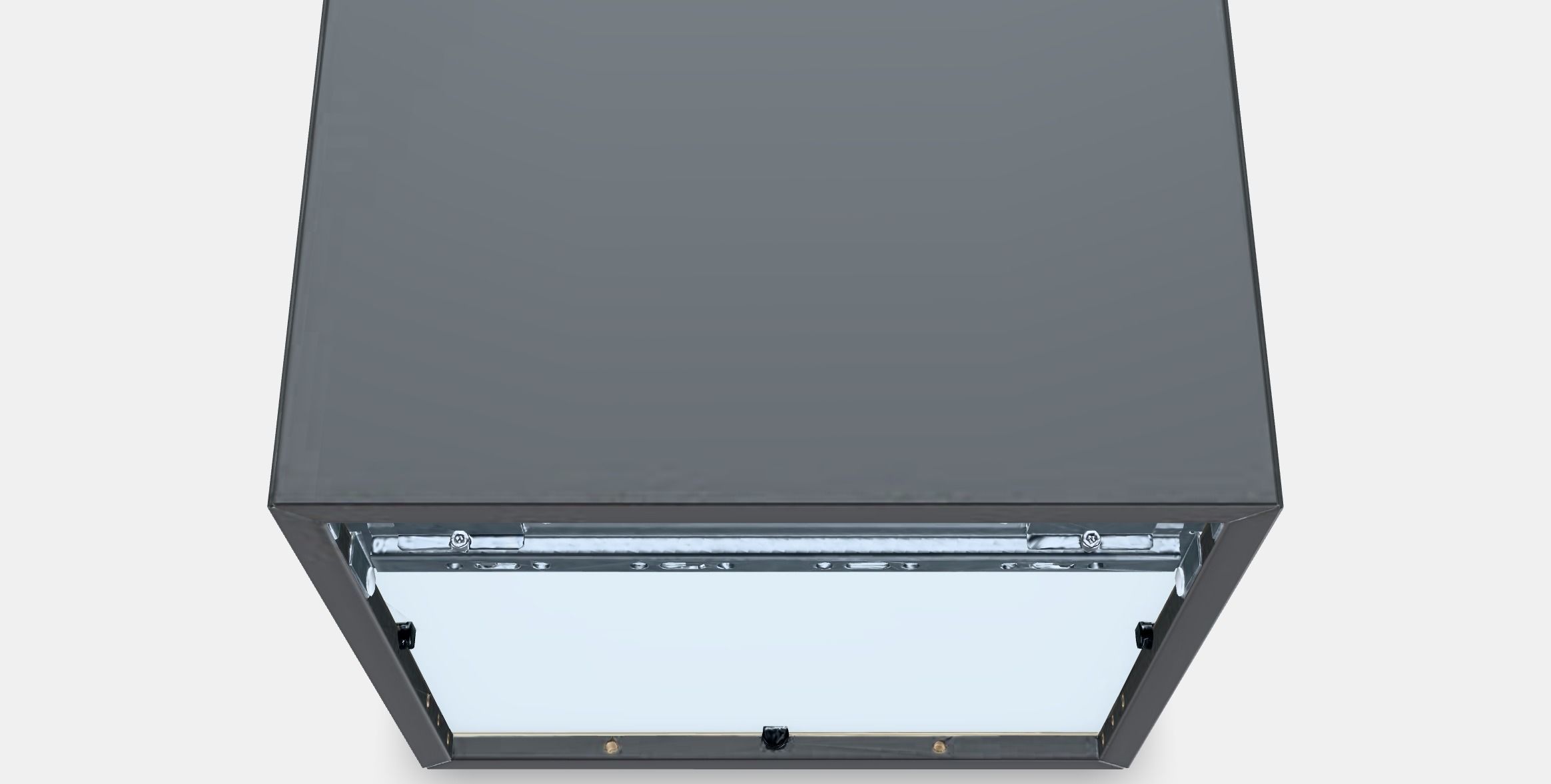 EKET Wallmounted shelving unit Low-poly 3D model_4