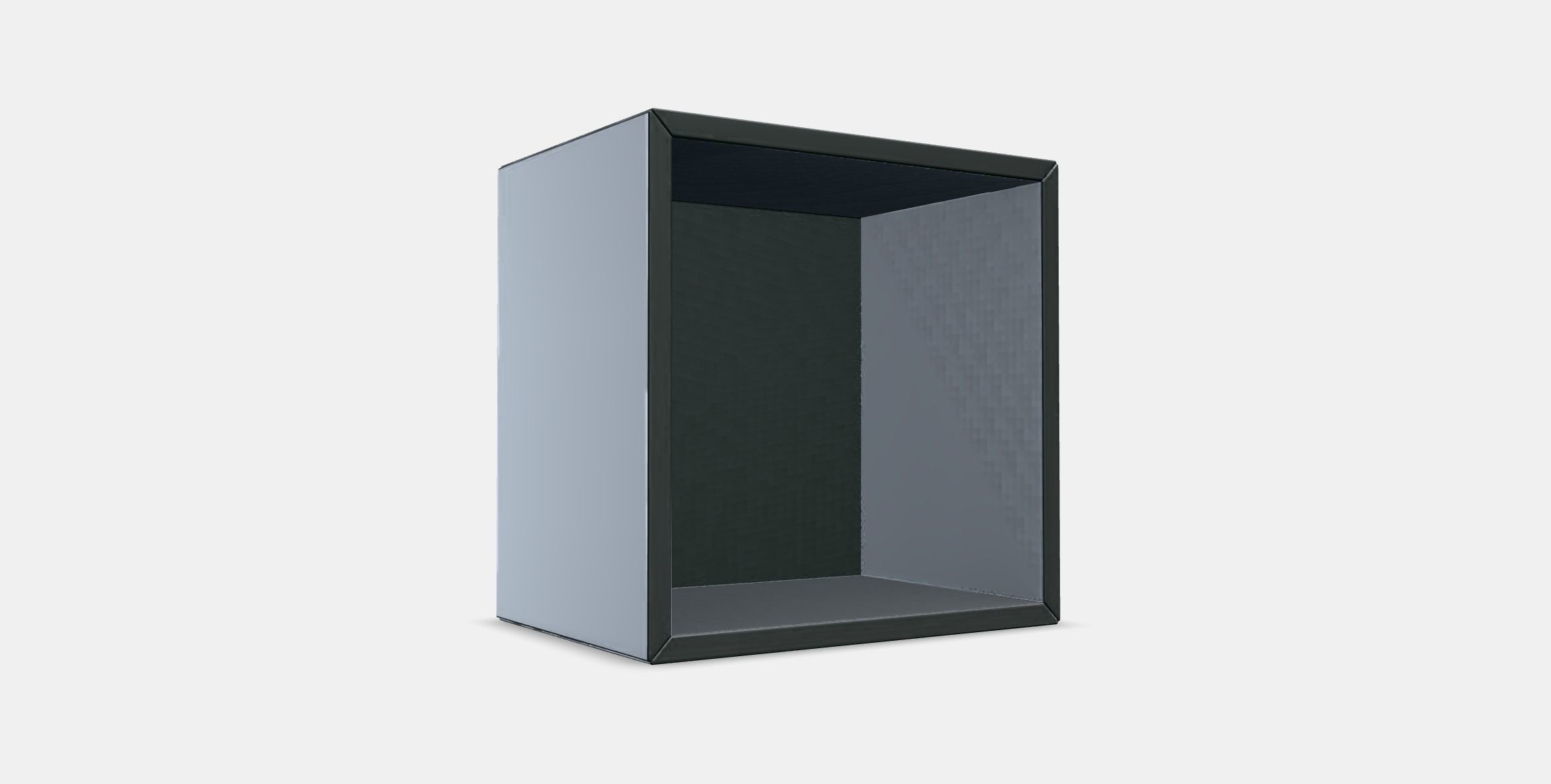 EKET Wallmounted shelving unit Low-poly 3D model_3