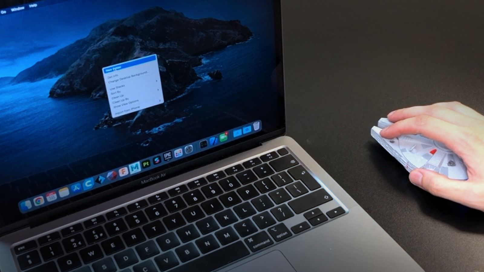 Millennium Falcon Mouse 3D print model_3