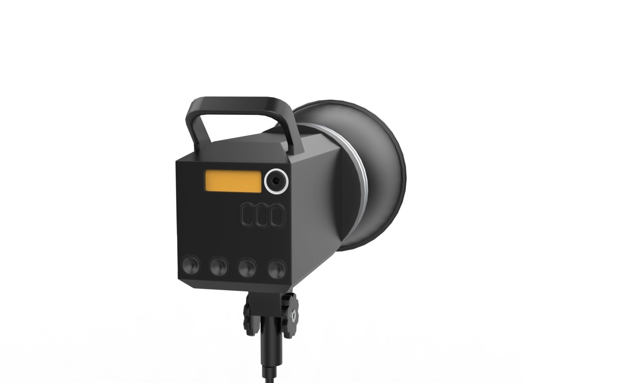 stage spotlight 3D model_9