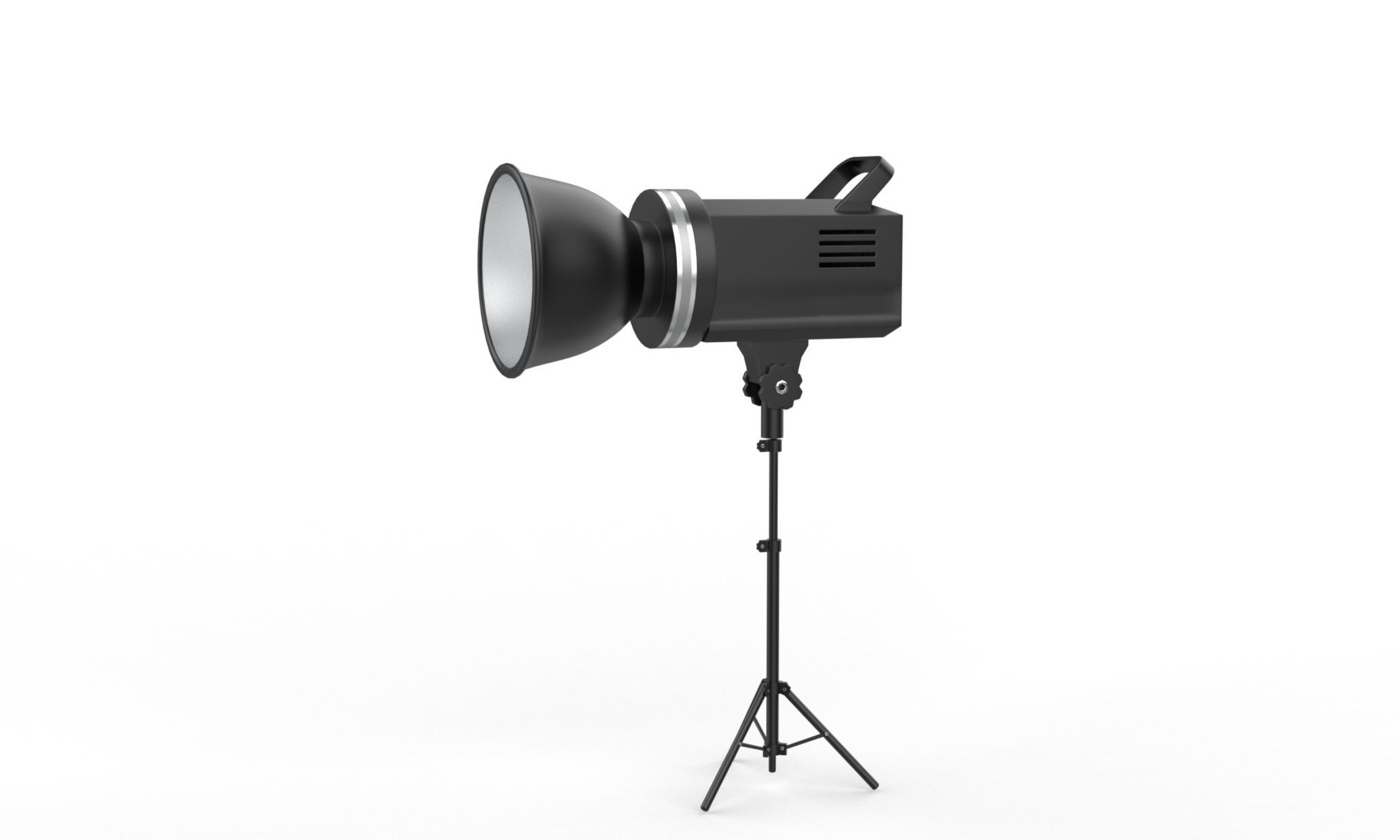 stage spotlight 3D model_4