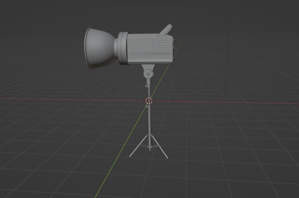 stage spotlight 3D model_17