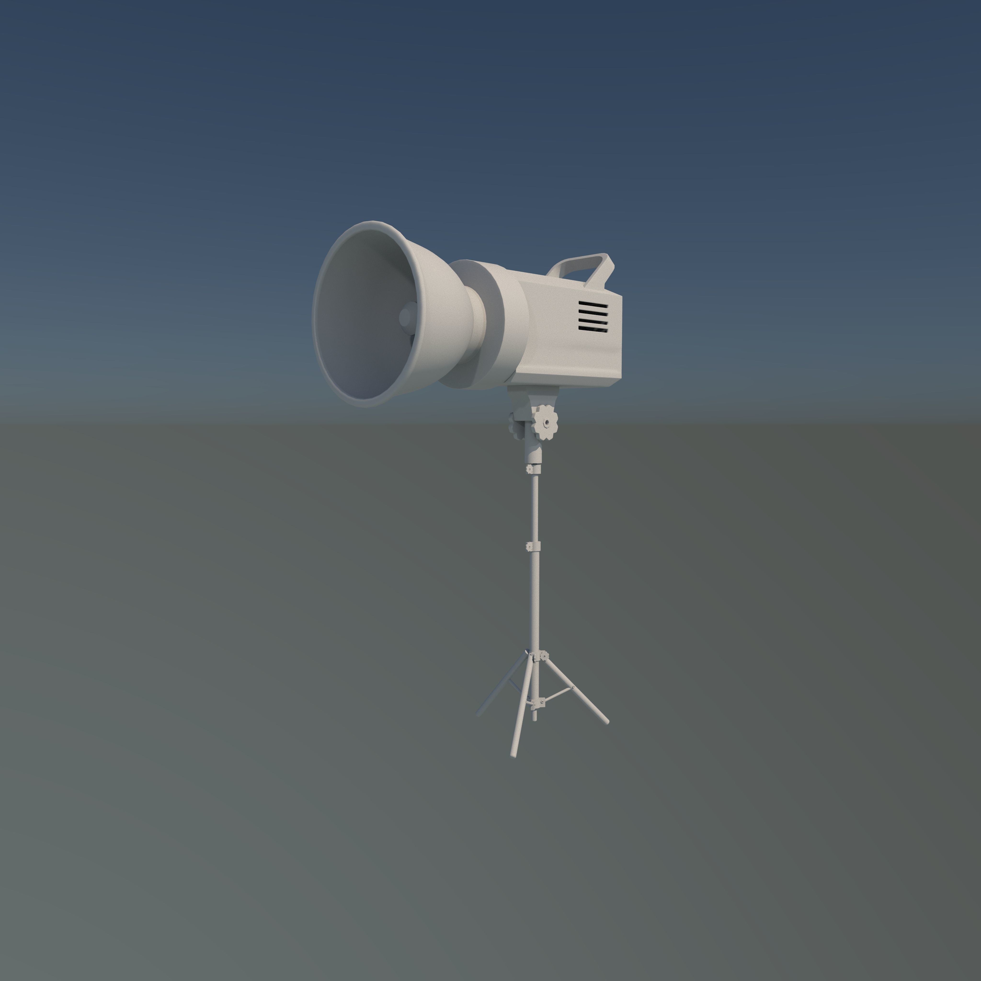 stage spotlight 3D model_12