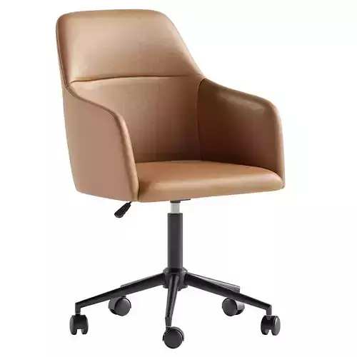 Asher Upholstered Swivel Desk Chair