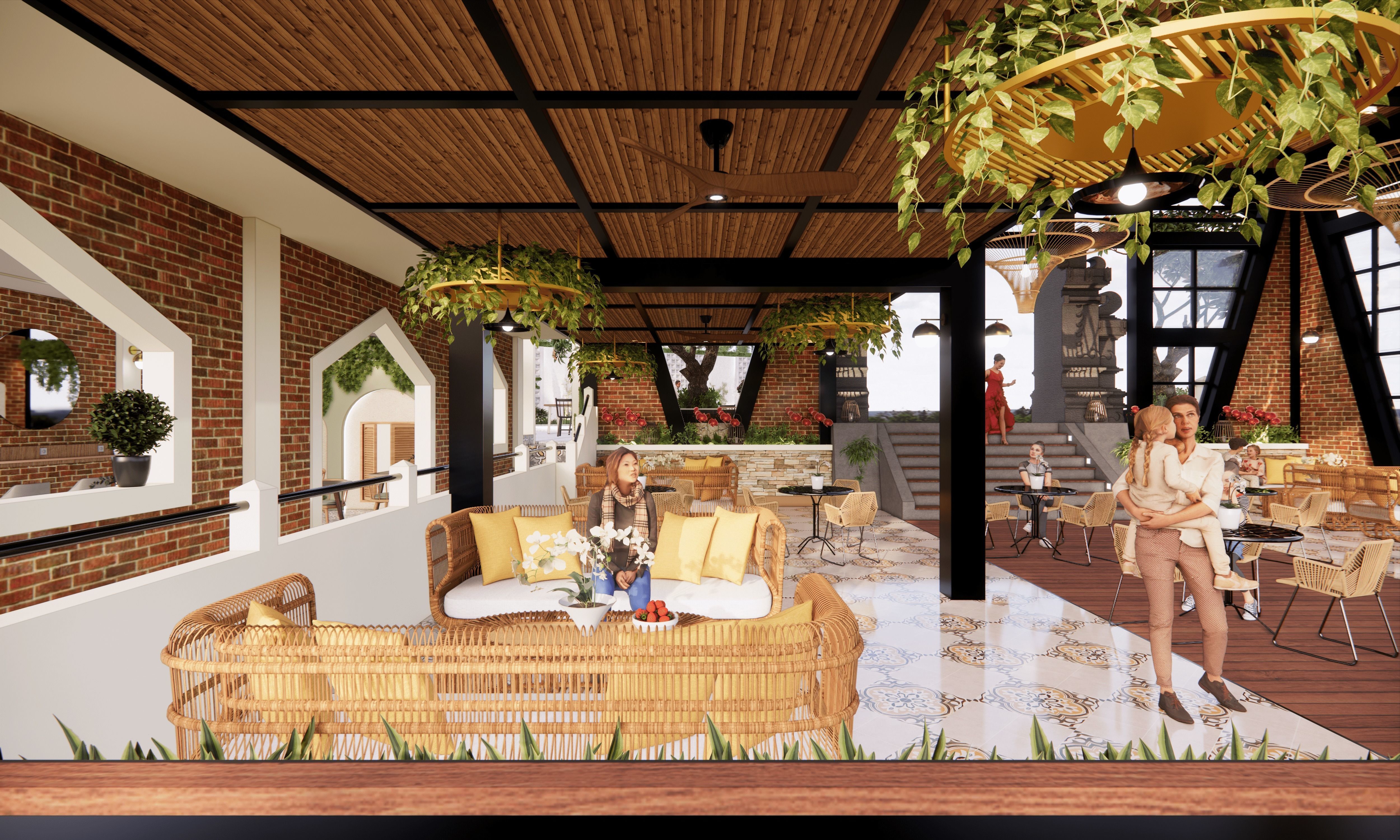 Padang Lepas Cafe 3D model_3