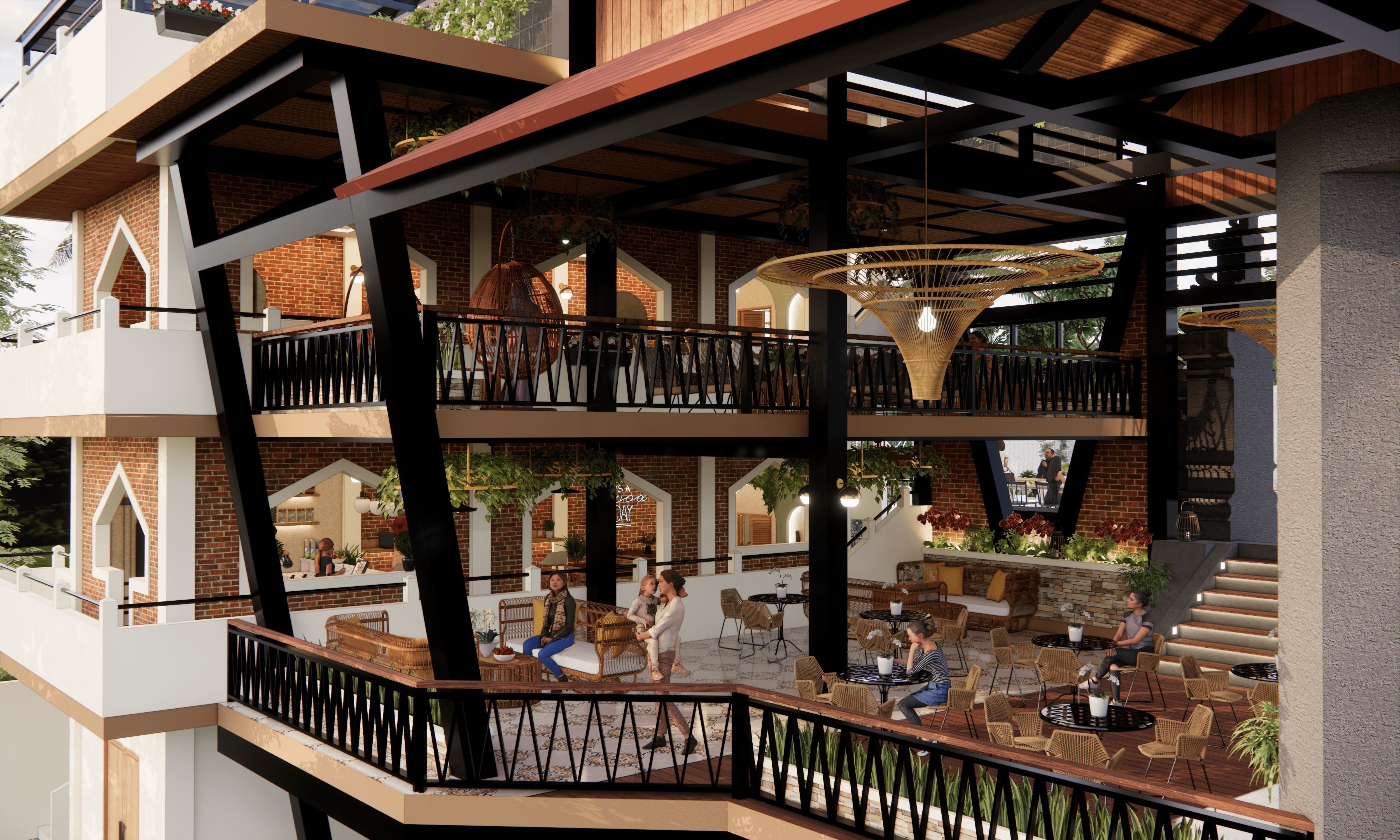 Padang Lepas Cafe 3D model_5