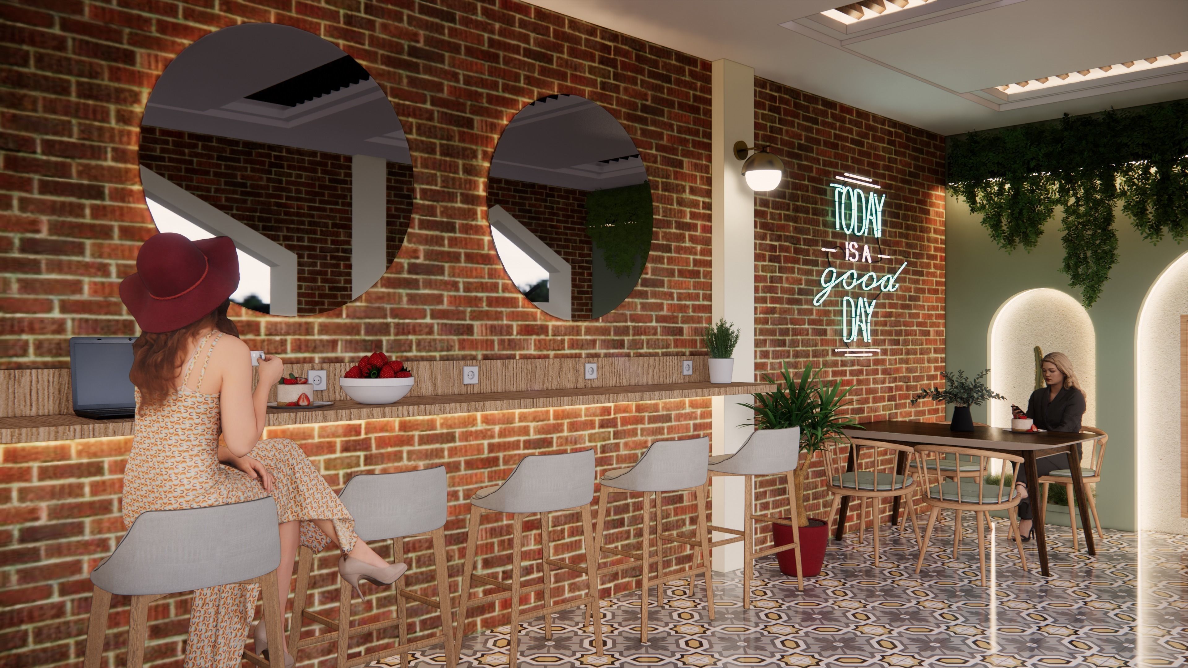 Padang Lepas Cafe 3D model_6