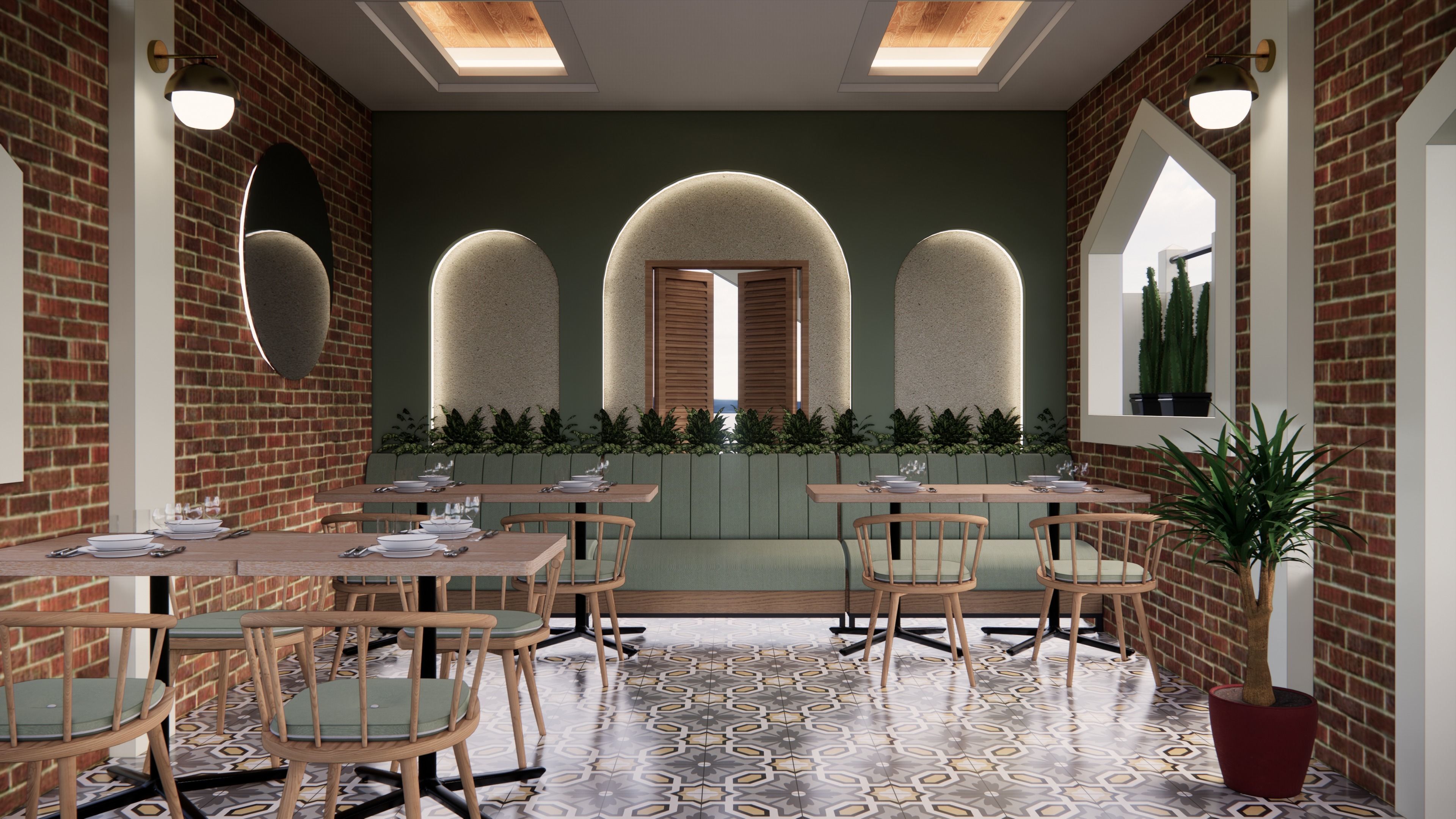 Padang Lepas Cafe 3D model_12