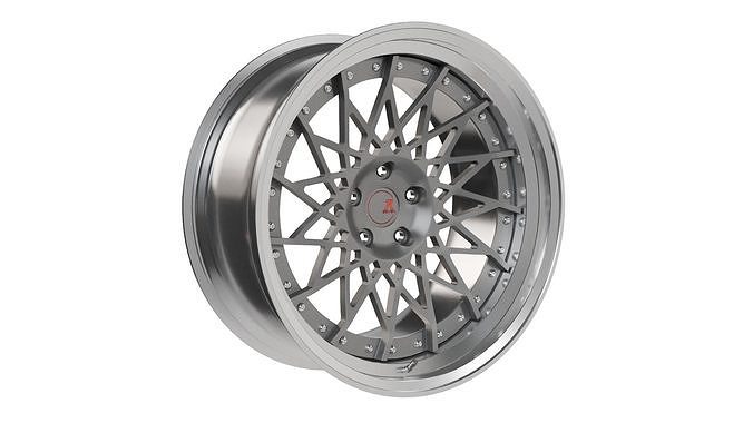 SevenK Xeno wheel disc Low-poly 3D model
