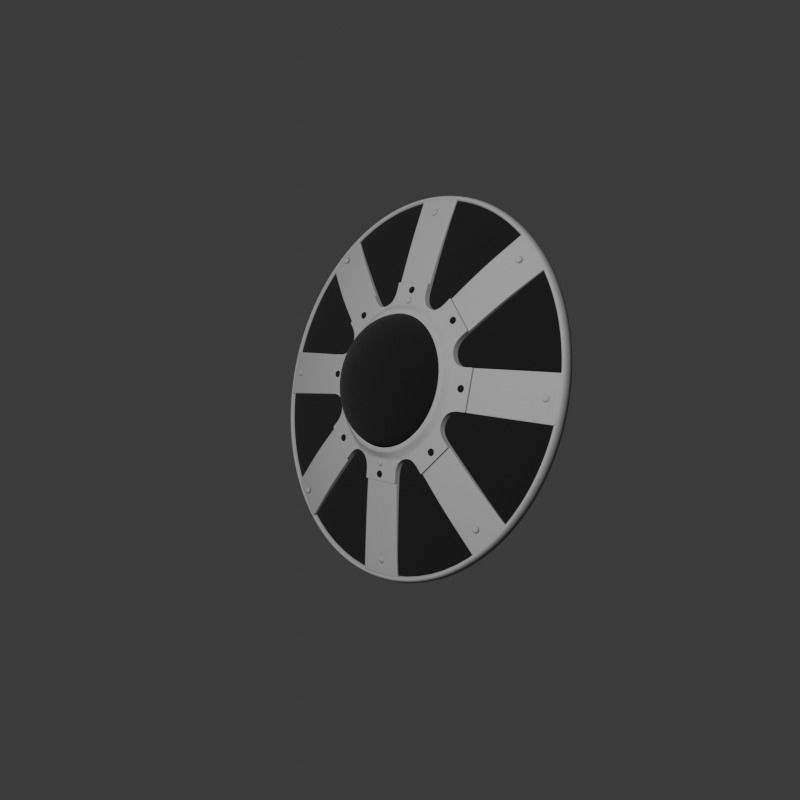 Buckler Shield 3D model_1