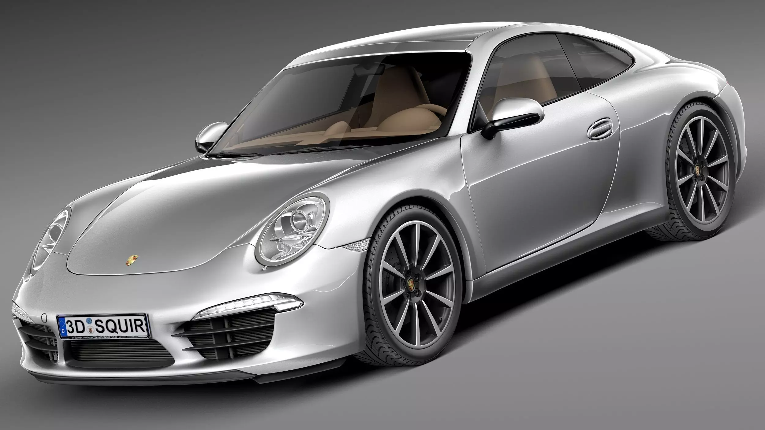 Porsche 911 Carrera 2013 3D model