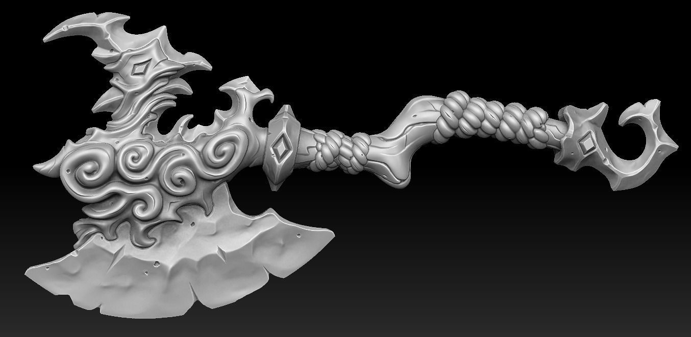 Coastal weapons collection 3d print 3D print model_9