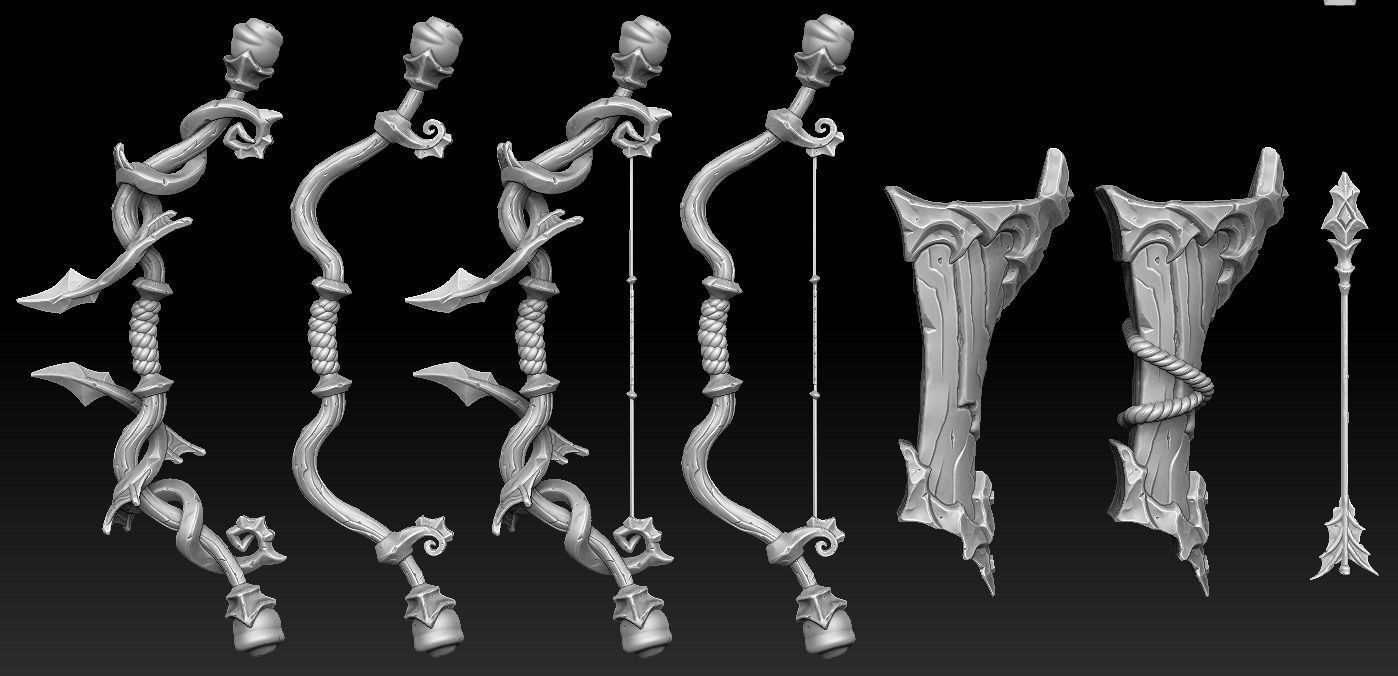 Coastal weapons collection 3d print 3D print model_7