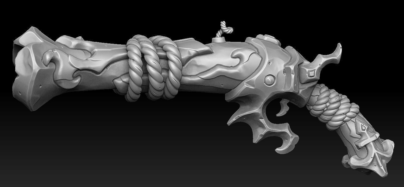 Coastal weapons collection 3d print 3D print model_8