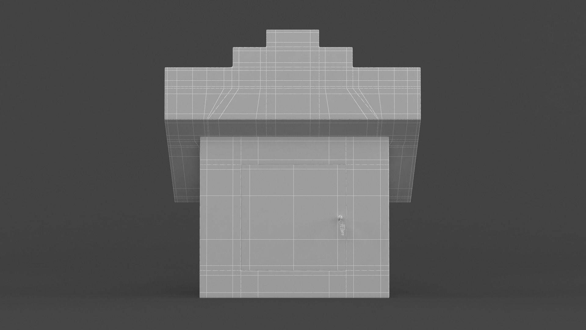 Information Kiosk 3D model_7