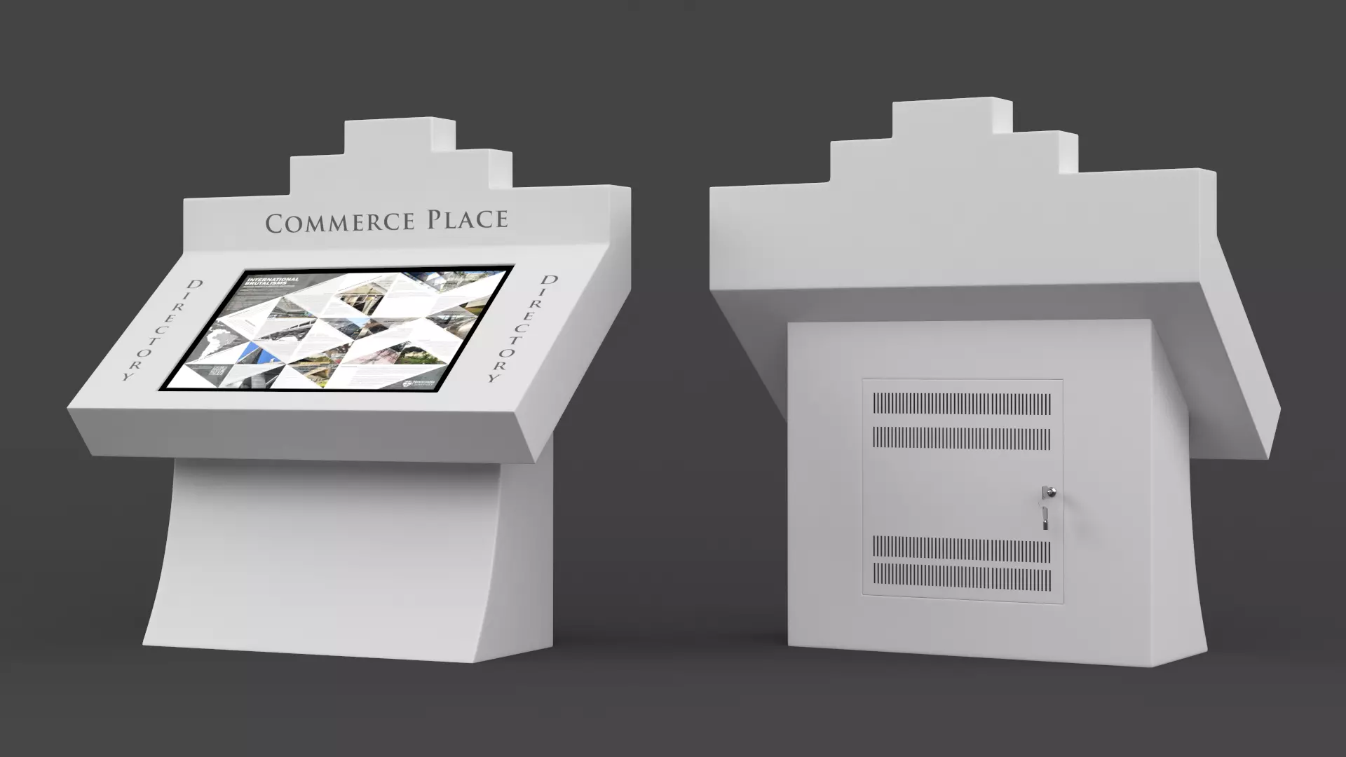 Information Kiosk 3D model_0