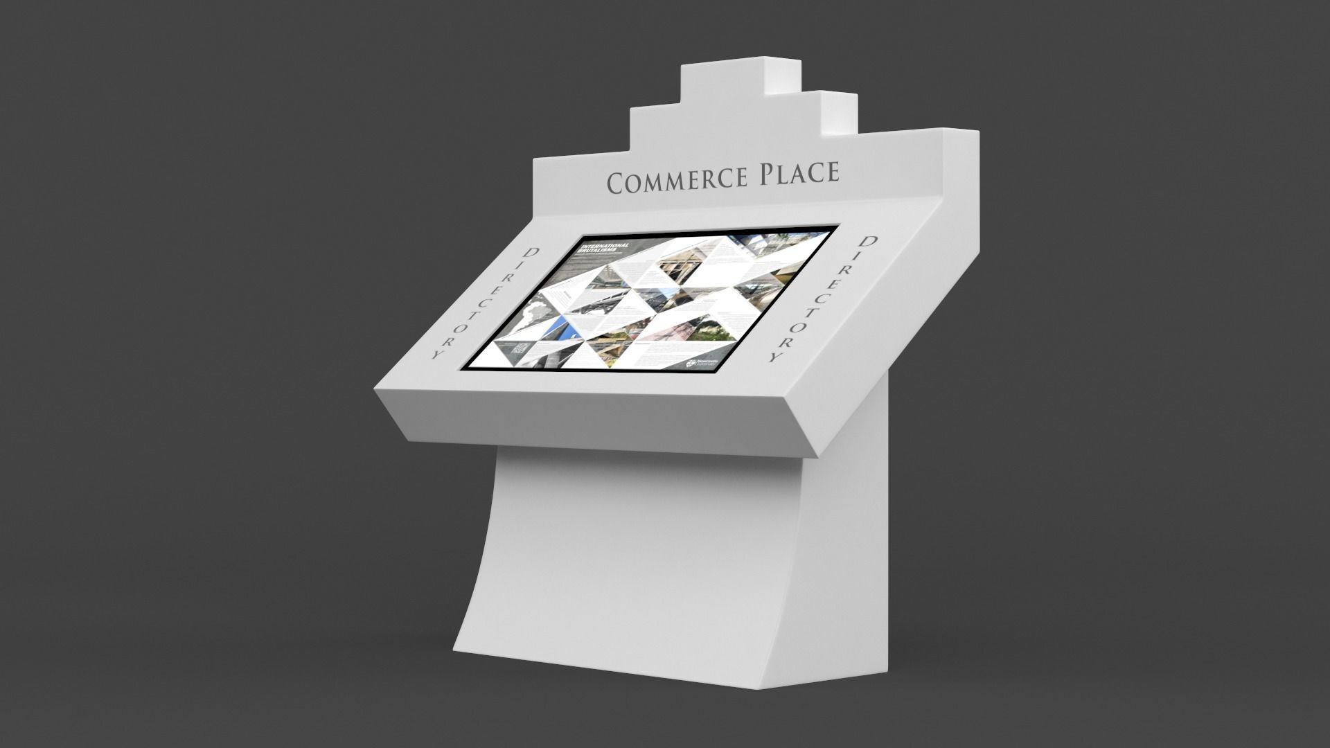 Information Kiosk 3D model_4