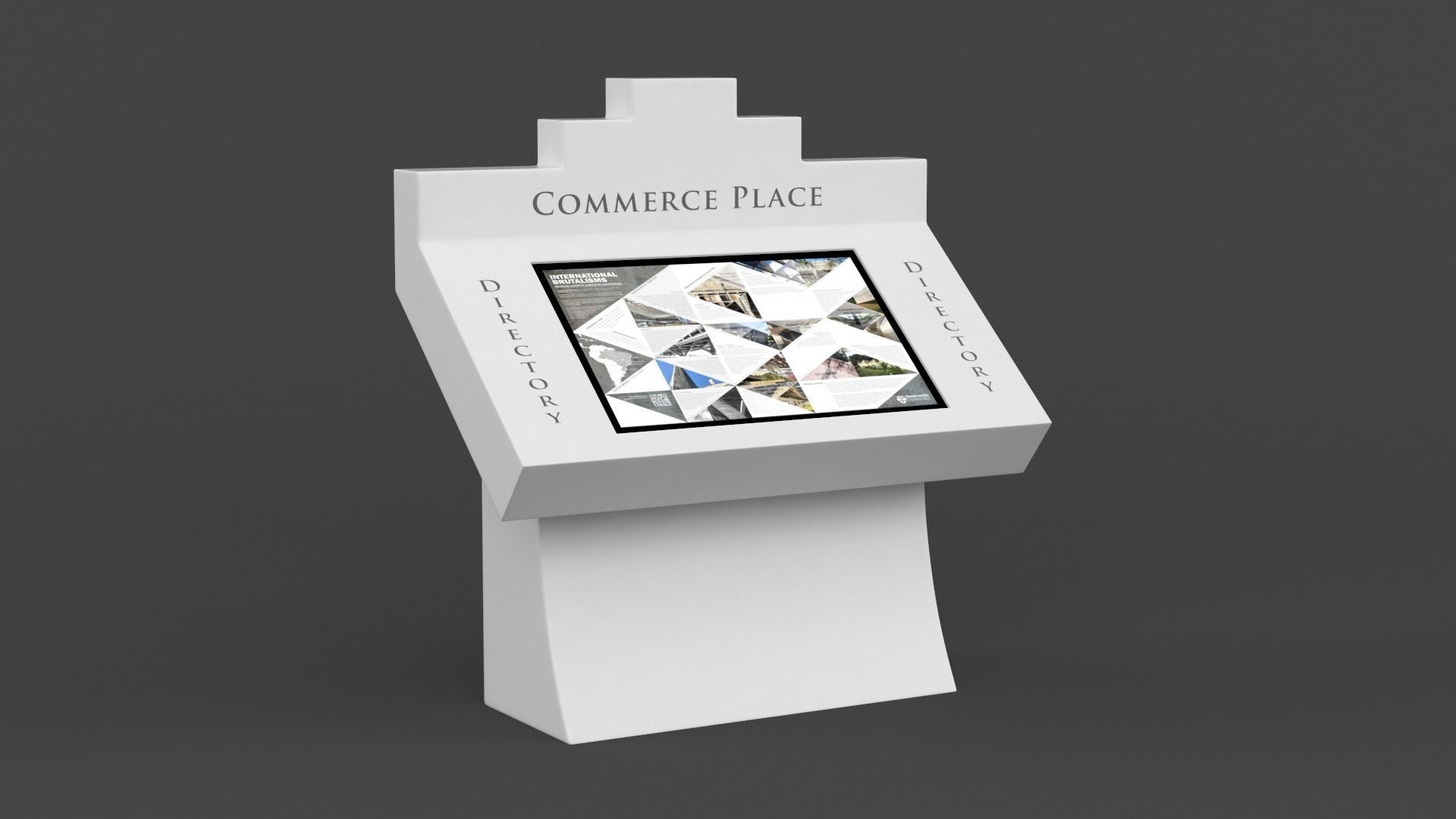 Information Kiosk 3D model_3