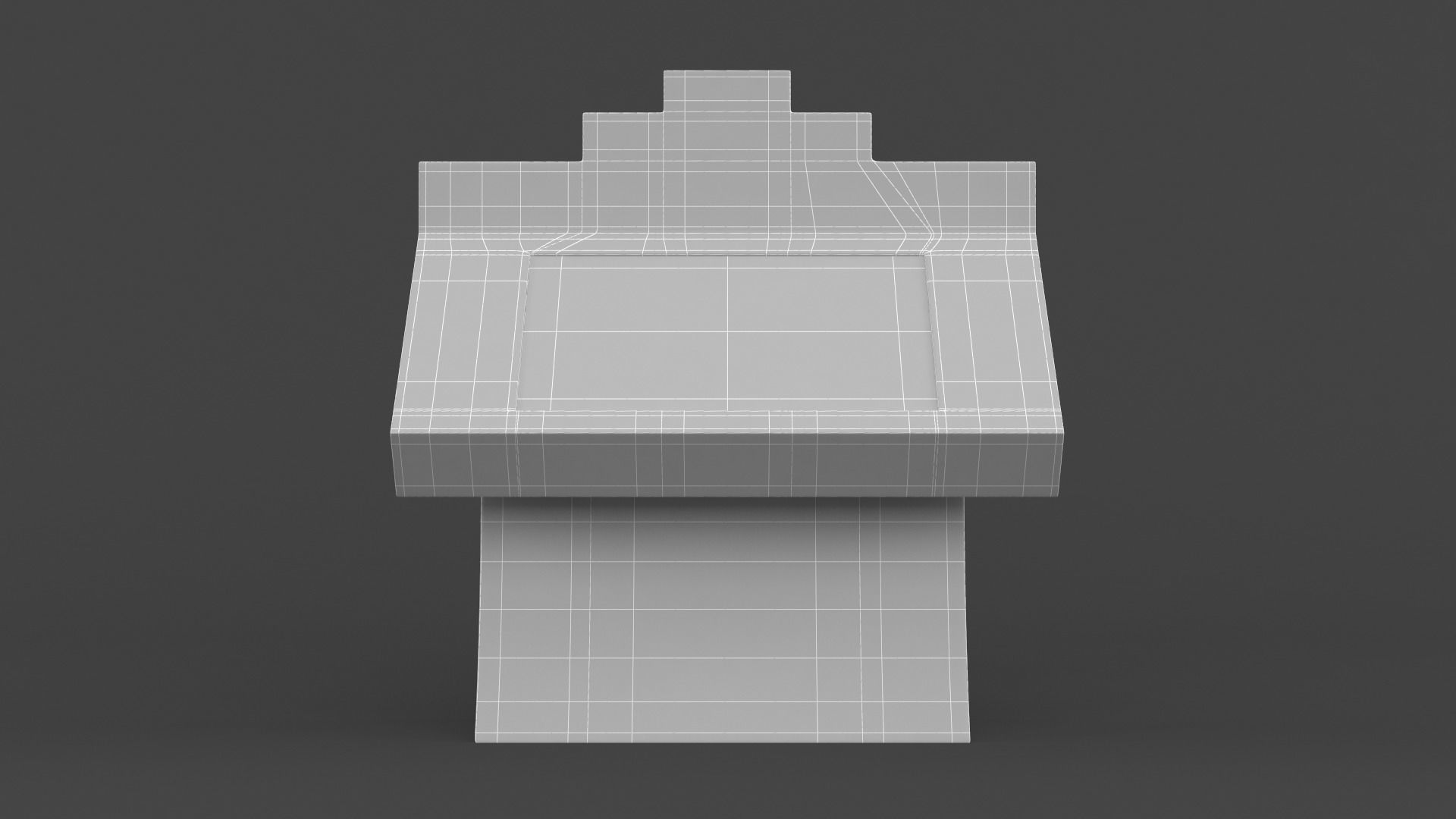 Information Kiosk 3D model_6