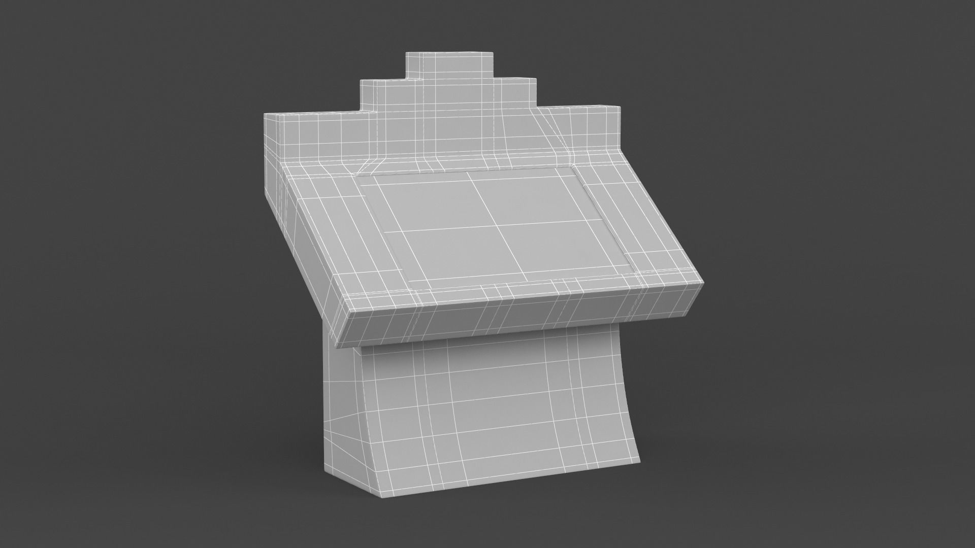 Information Kiosk 3D model_8