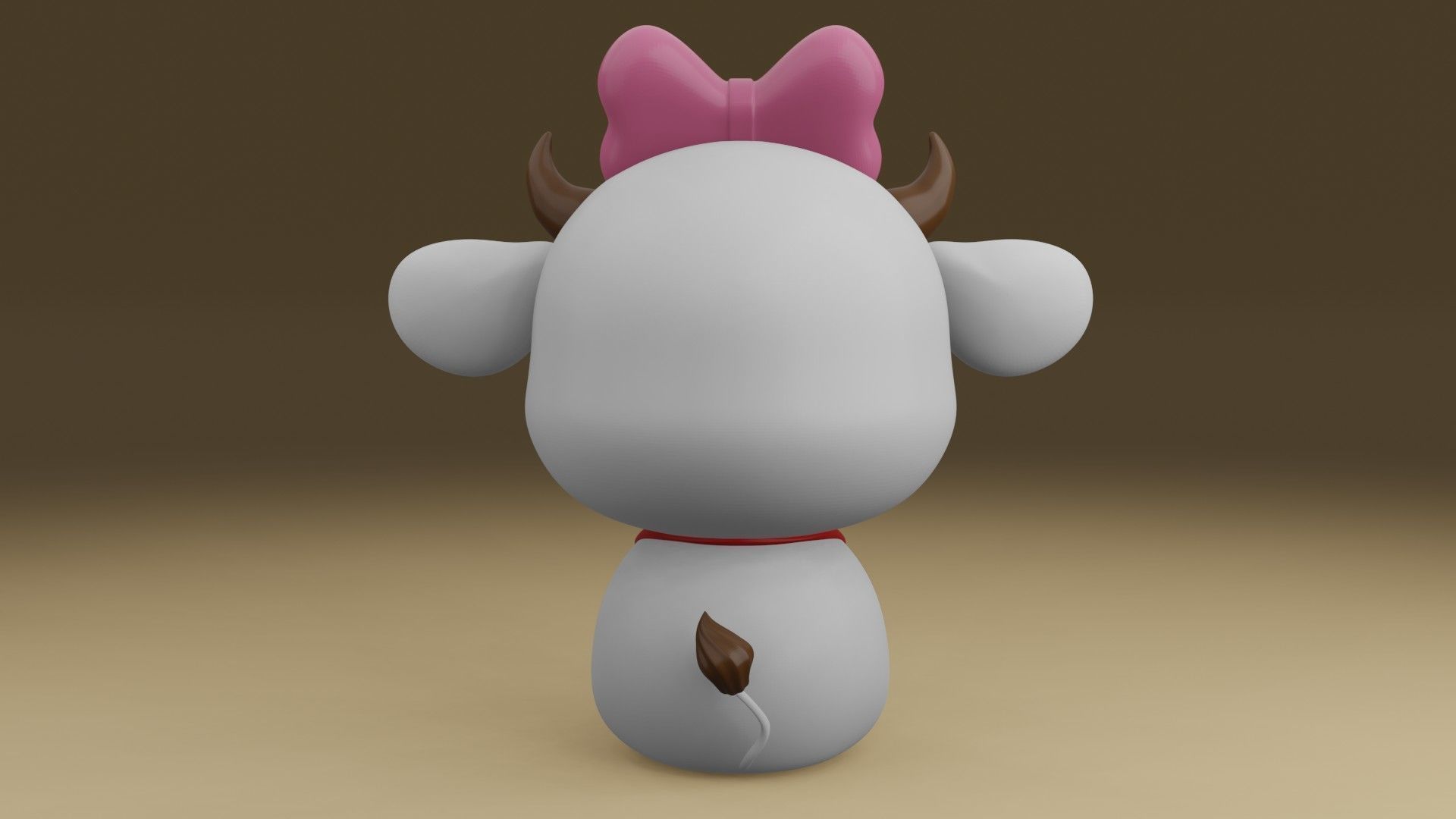 cute cow 3D print model_11