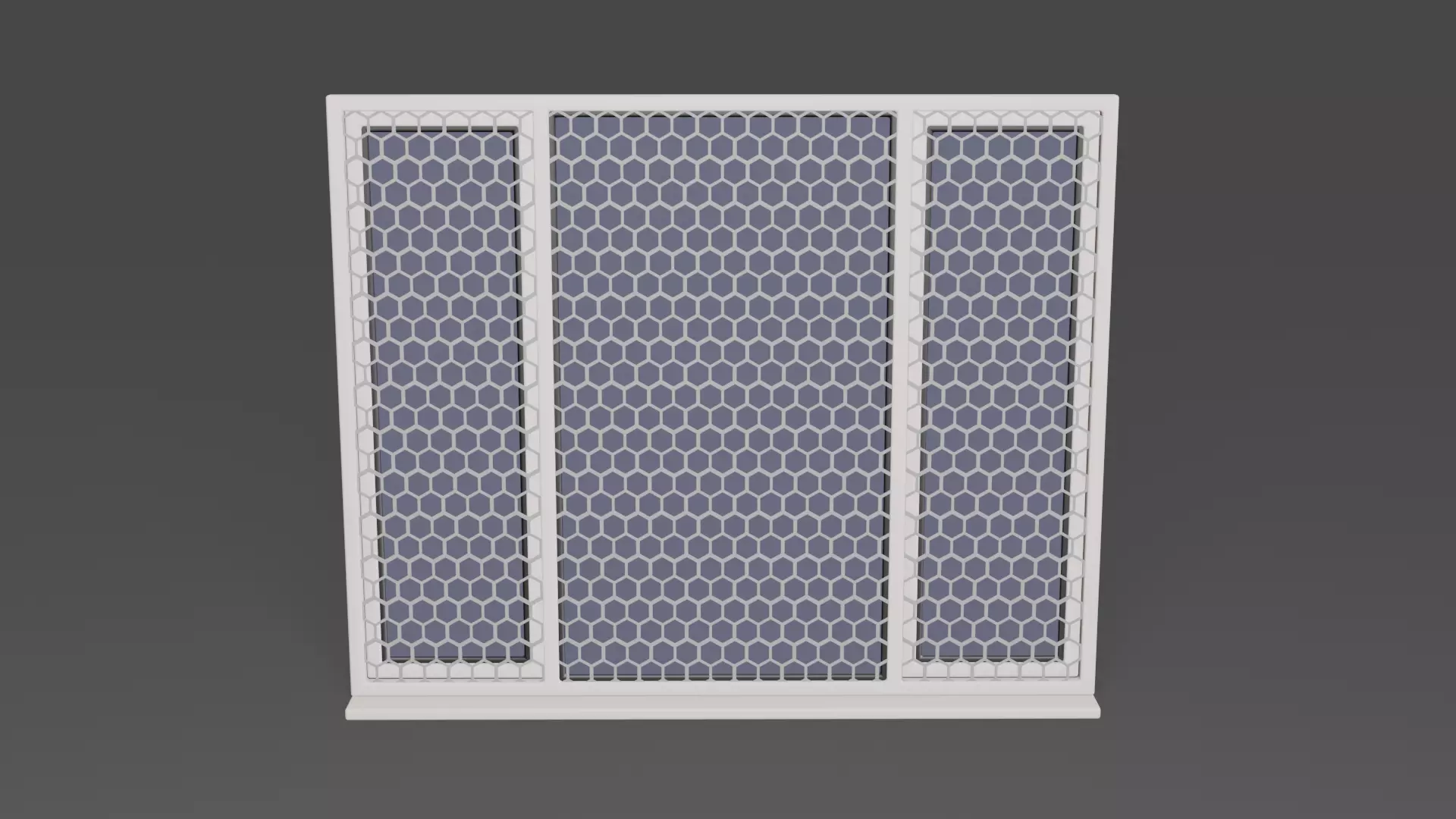 Grill window Free 3D model