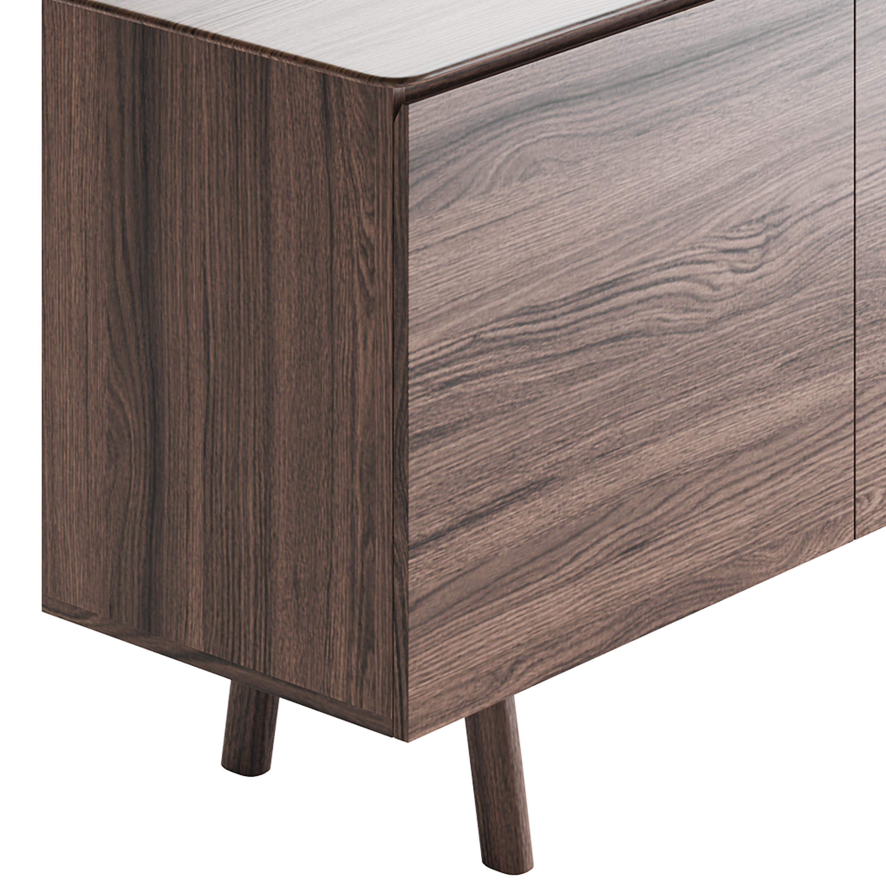 Madison 2 Door 3 Drawer Sideboard in Oak 3D model_11