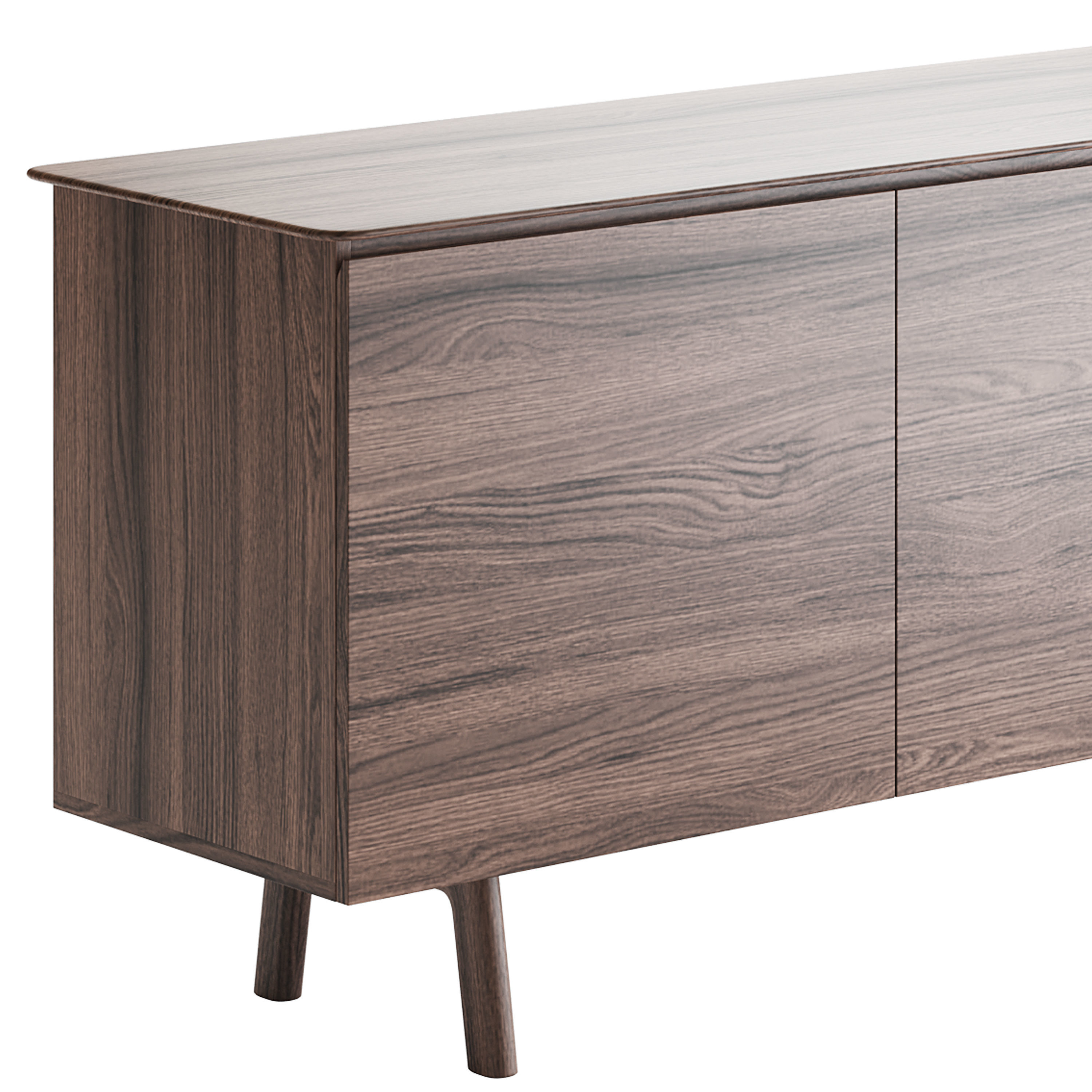 Madison 2 Door 3 Drawer Sideboard in Oak 3D model_9