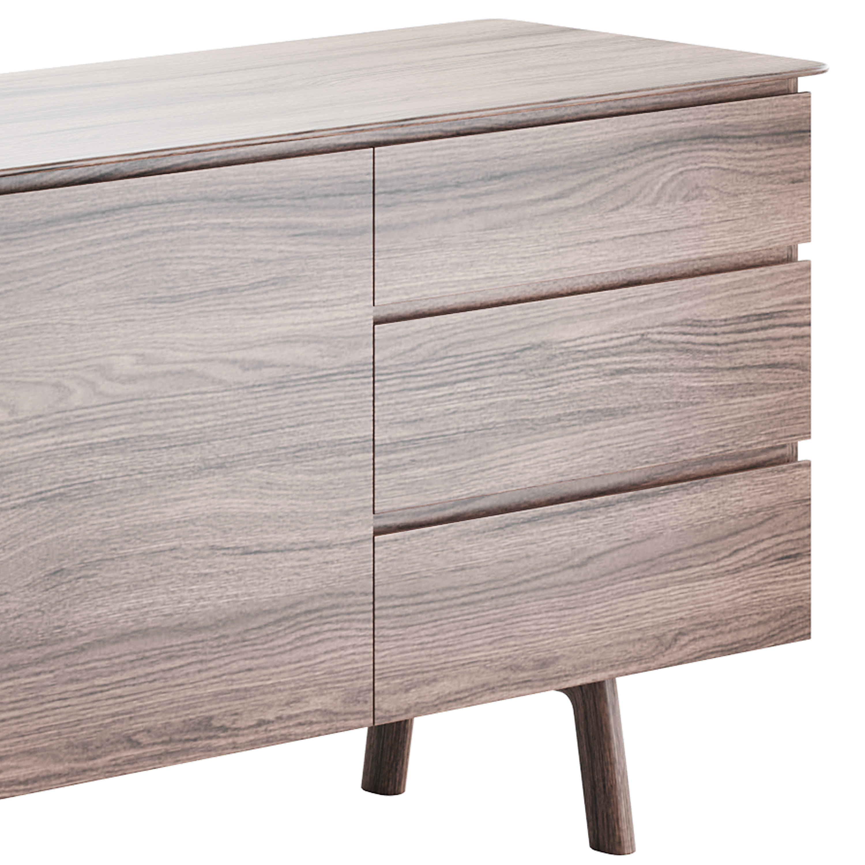 Madison 2 Door 3 Drawer Sideboard in Oak 3D model_6
