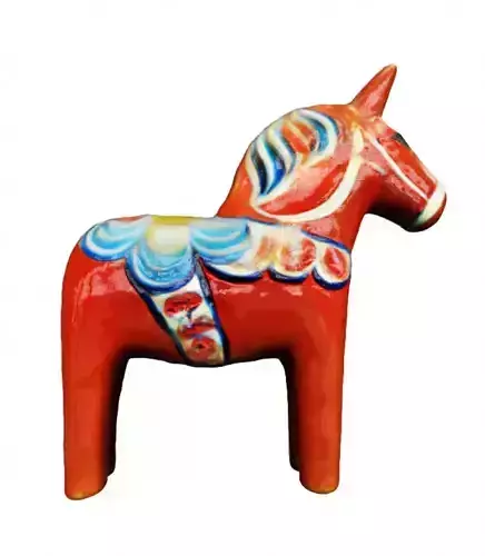 Swedish Dala Horse wood figure