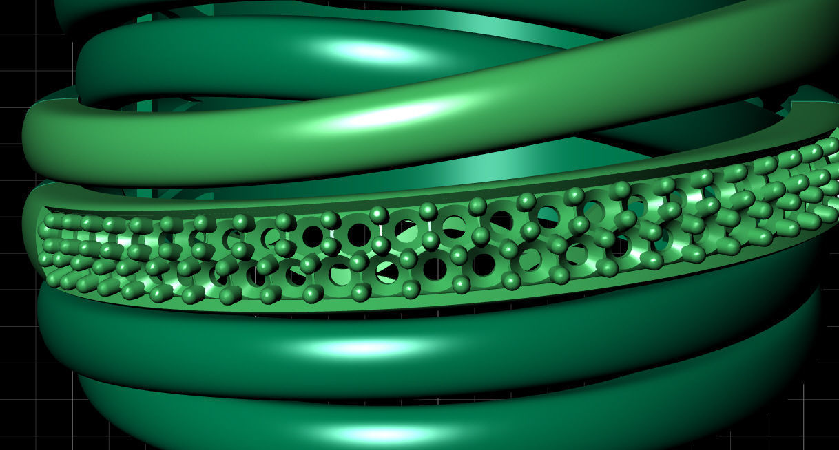 Tow tone ring 3D print model_17