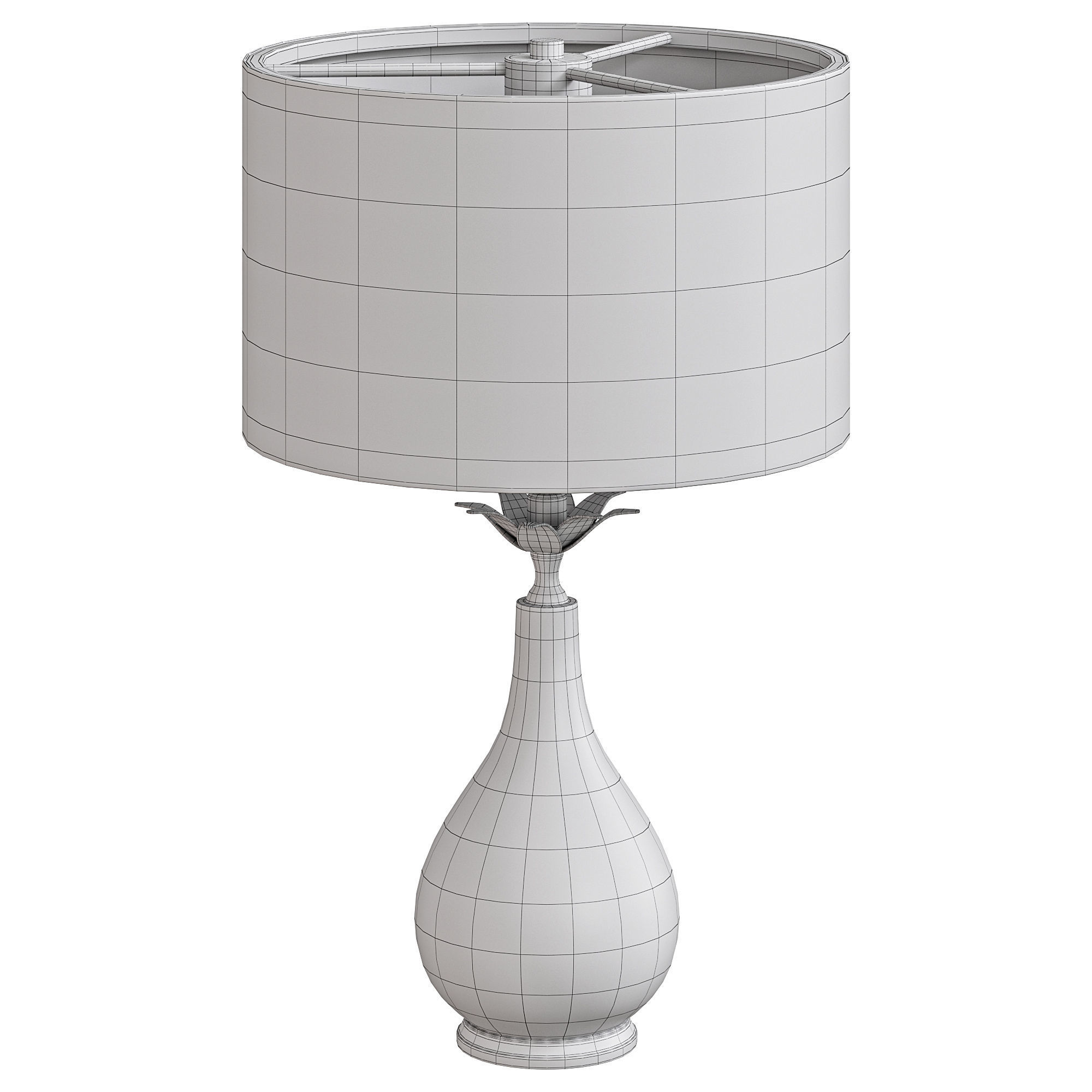 Antoinette Table Lamp By Arhaus 3D model_2