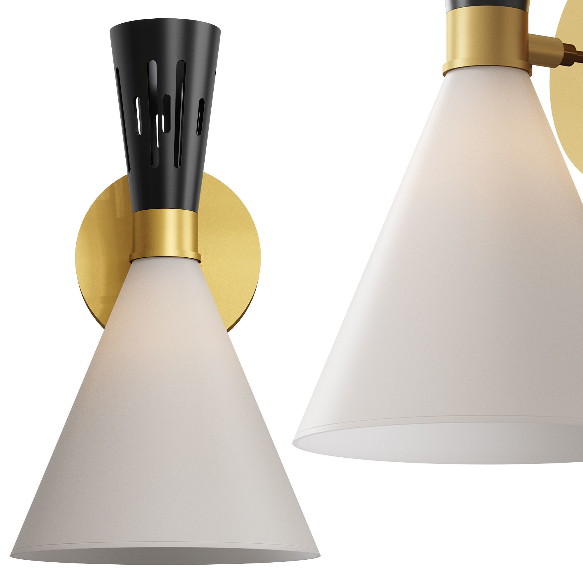 Ramsey Wall Sconce by Arhaus 3D model_1