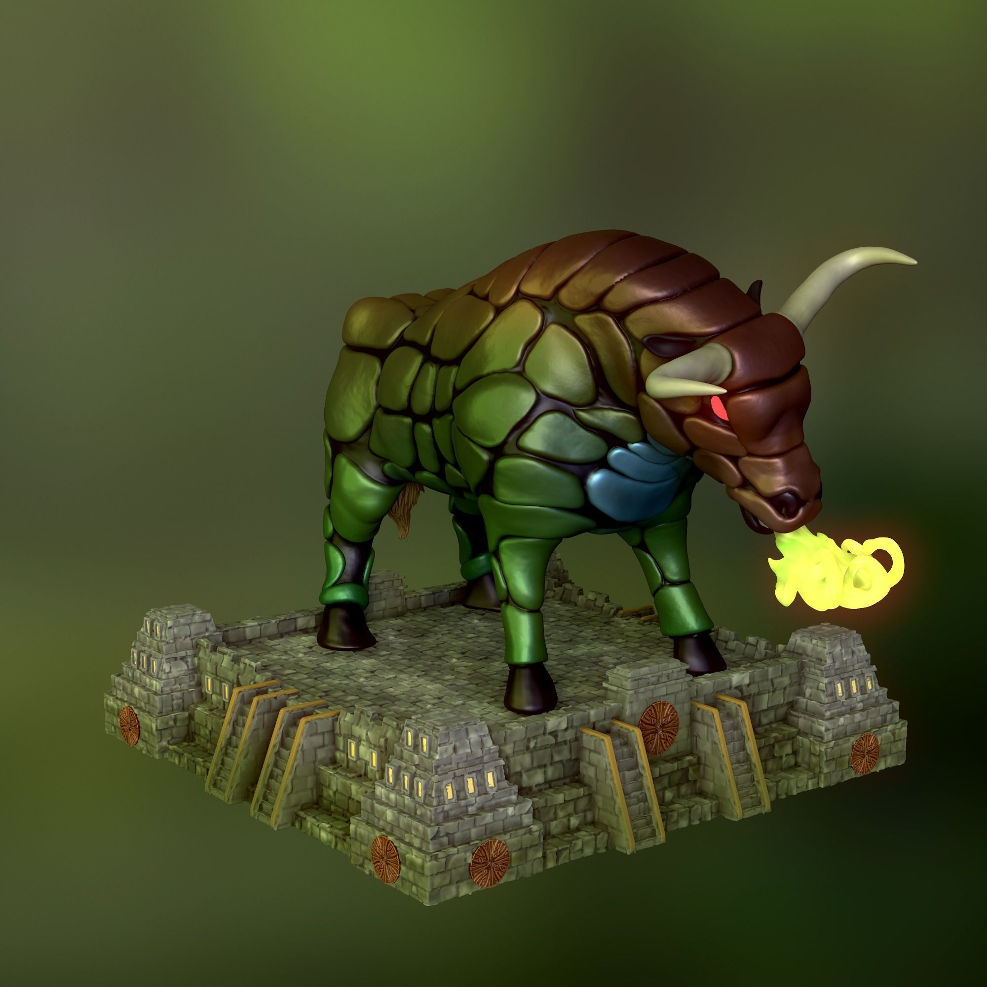 Heroes 3 Gorgon  3D print model_1