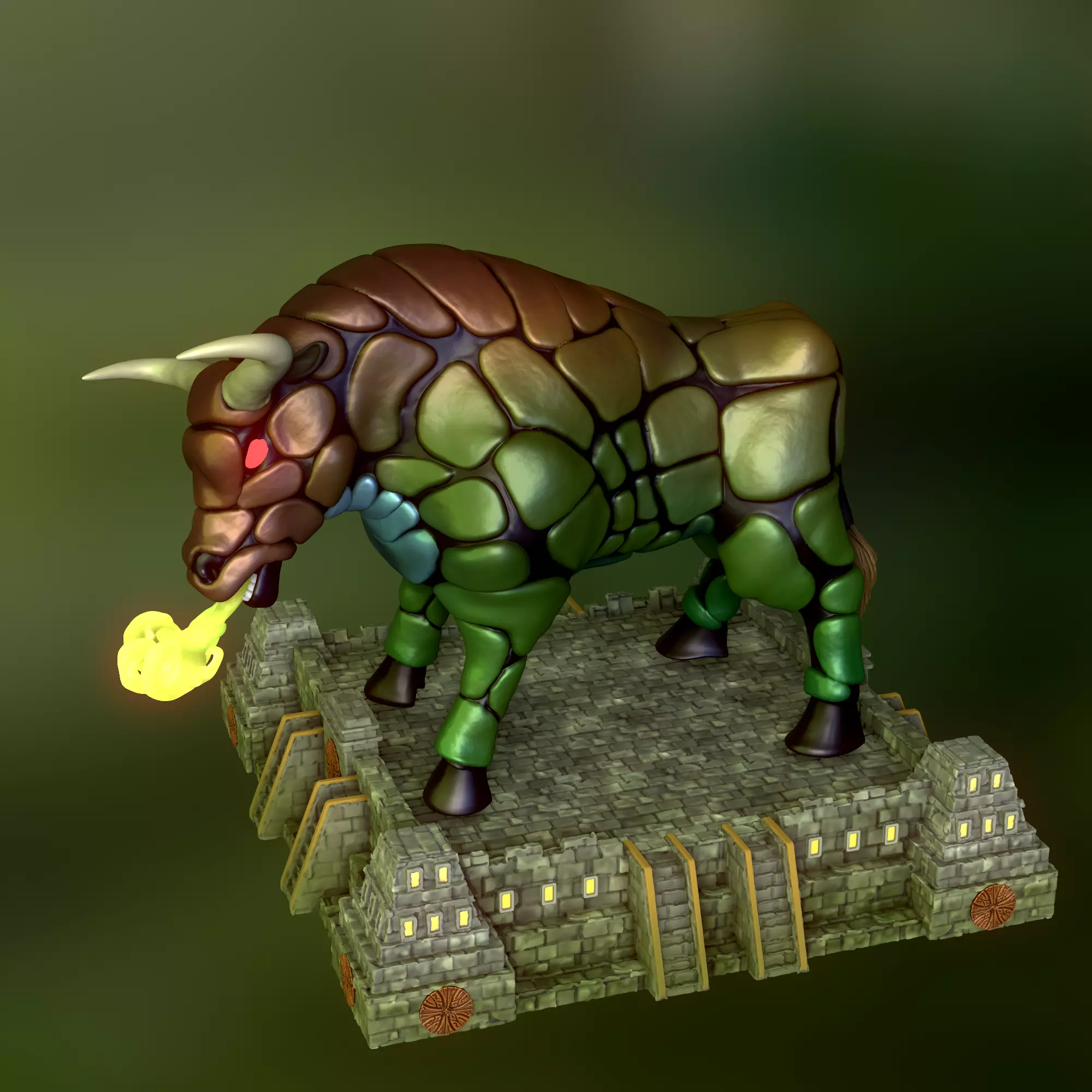 Heroes 3 Gorgon  3D print model_0